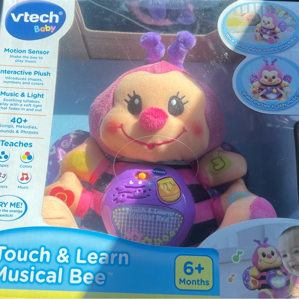 Interactive Learning Bee Purple and Pink